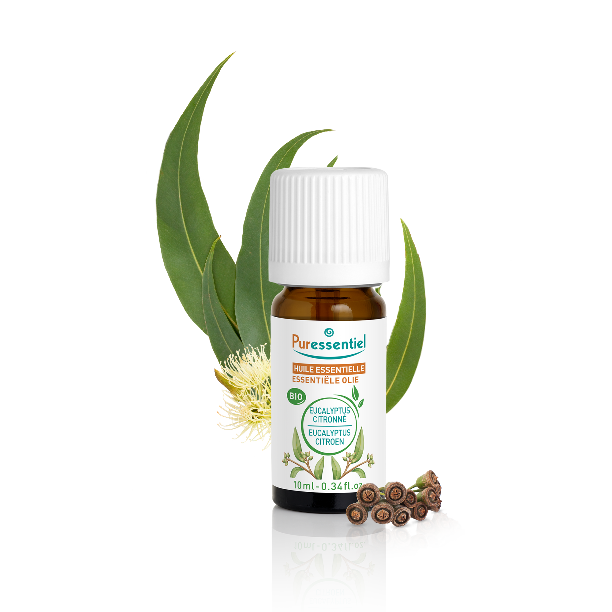Huile Essentielle D'Eucalyptus Citronné Pure Et Naturelle - 30 Ml - Flacon - Fabriquée En France
